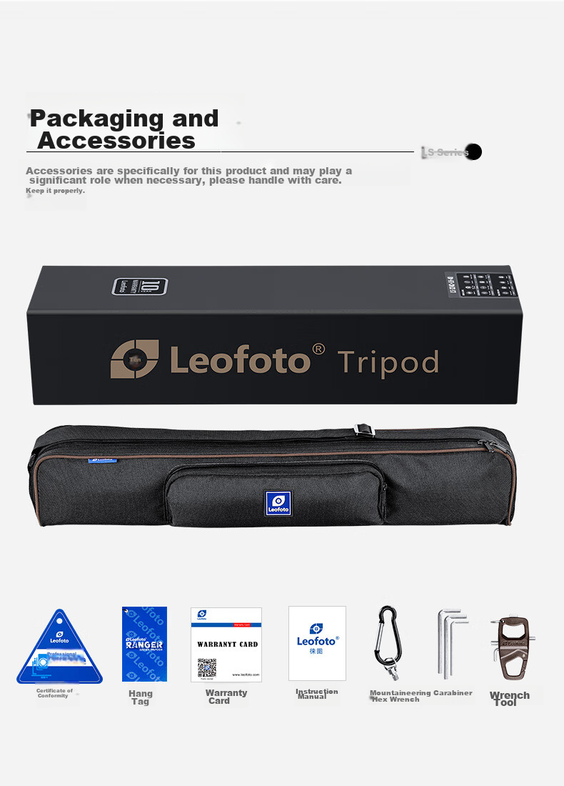 Leofoto Tripod, Phone Stand, Canon Nikon Sony Camera Portable Carbon Fiber Photography And Videography Travel Landscape Tripod with Ball Head Kit LS-224C+LH 23