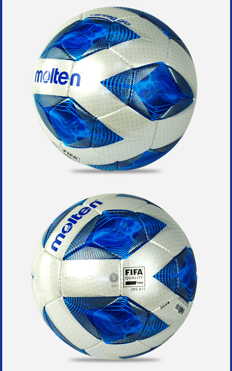 Molten Soccer Ball, Size 5, Hand-Stitched, for Competition And Training, PU Material, F5R4700 4