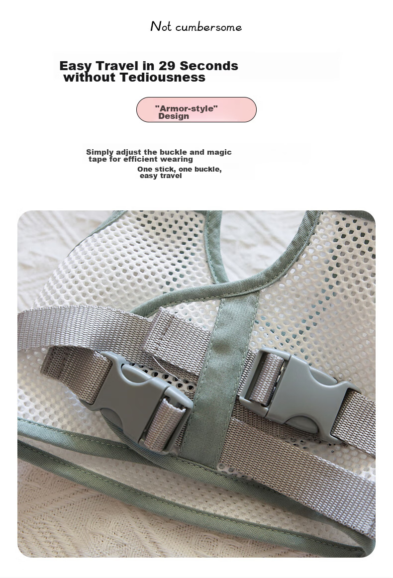 COOKSS Baby Walking Aid Harness, Toddler Learning to Walk Tool, Safety Anti-Choke Strap, All-Season Universal, Fresh Gree 8