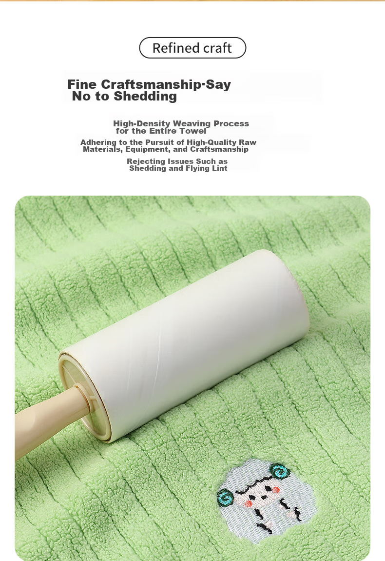 Grace Towels, 4 Pieces, Class A Soft Snowflake Fleece, for Face Washing And Bathing, Large Towels, Quick-Drying, for Home Use, Absorbent, Thick Face Towels for Men And Wome 11