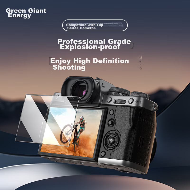 Llano Camera Tempered Glass Protective Film, Suitable for Fuji X-T30II, XT30 Second Generation, X-S10, XT30, X-T100, XE3 Camera Screen Protective Film, Single Piece