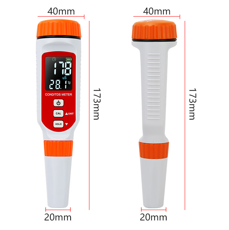 Xima AR8011 Conductivity Test Pen, Water Quality EC Detector, TDS Meter, Pen Conductivity Tester 13