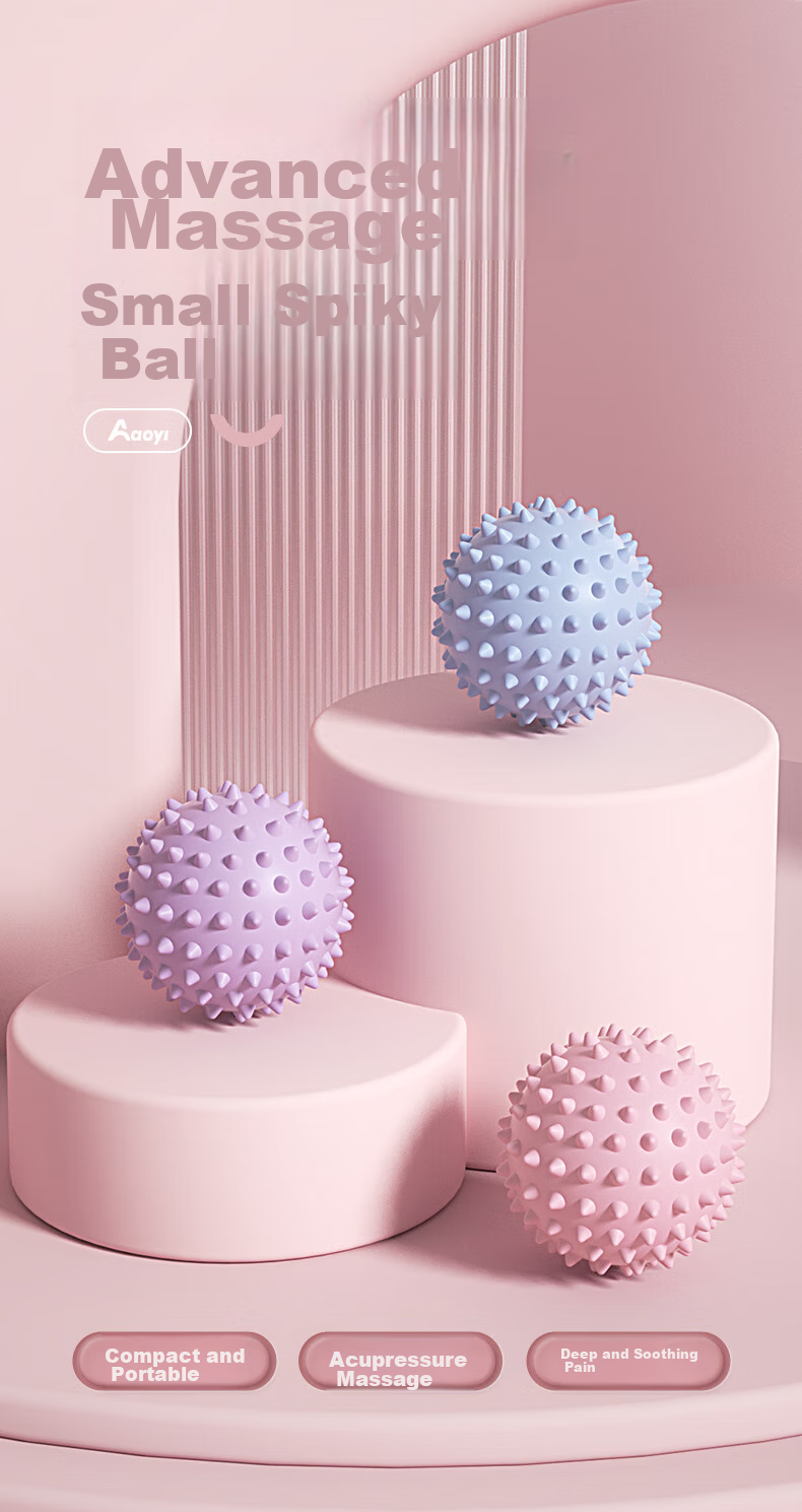 Aoyi Foot Sole Fascia Ball, Hedgehog Ball, Back Muscle Relaxation And Soothing Shoulder And Neck Ball, Yoga Fitness Massage Ball 1