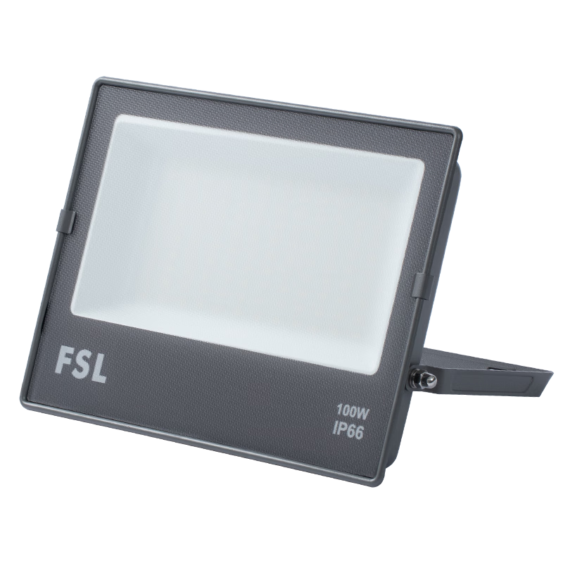 Foshanzhaoming (FSL) LED Outdoor Lighting, LED Floodlight, Advertising Signage, High-Power Spotlight, Outdoor Flood Light, Waterproof Searchlight, Ultra-Bright Focused Projector Light, Street Lamp, Construction Site Warehouse, 100W White Light