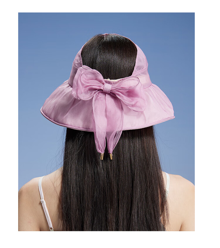 Shanghaigushi Silk Visor Sun Hat for Women, Foldable UV Protection Wide Brim Hat, Gift for Mom 10