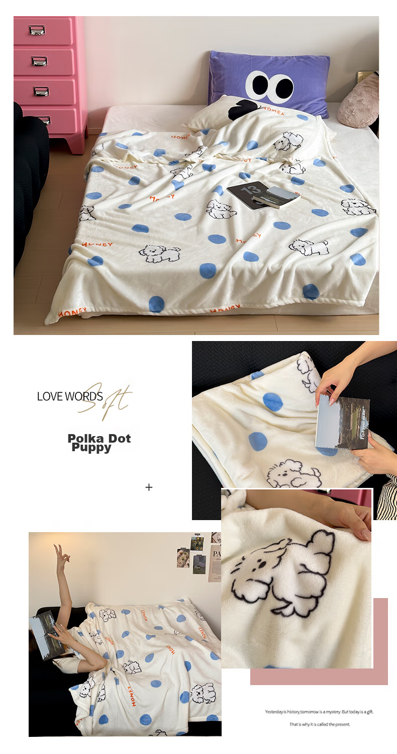 Fanyejia Blanket, Nap Cover, Office Air Conditioning Nap, Children's Student Small Blanket, Quilt, Sofa Throw, Mid-Autumn Festival Gift 15