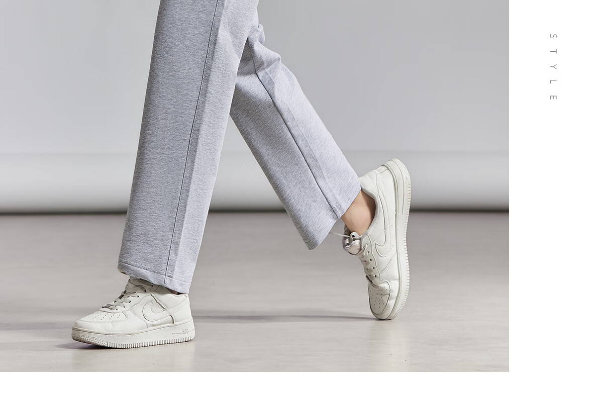 Chushen Spring Autumn Women's Elastic High Waist Slim Straight Korean Student Sweatpants Casual Pants S137R1257 18