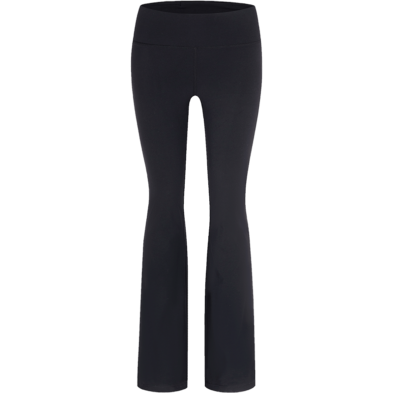 Keep High-Waisted Butt-Lifting Slimming Leggings for Women, Fitness Dance Wide-Leg Naked Yoga Pants - Classic Black S