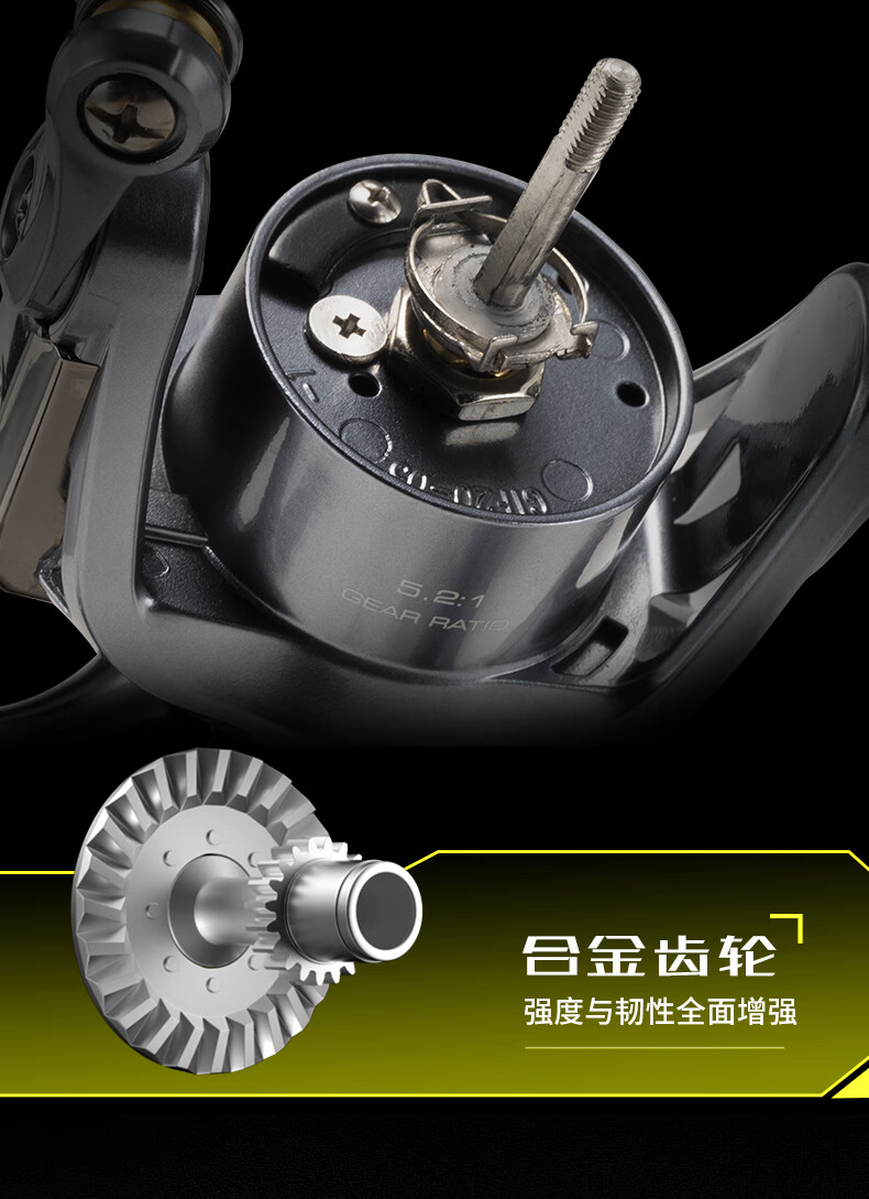 GW Jian Shou Spinning Reel, Micro-Shallow Line Cup, Fishing Reel for Lure And Rock Fishing, Float Reel, Fishing Tackle, 1000S 4