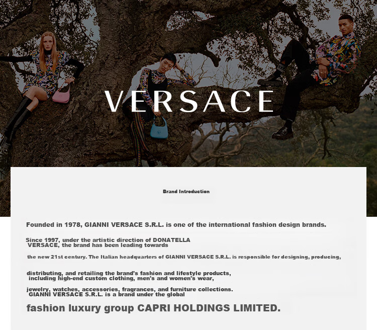 VERSACE Old Money Style Luxurious Metal Logo Clutch with High Elasticity 2