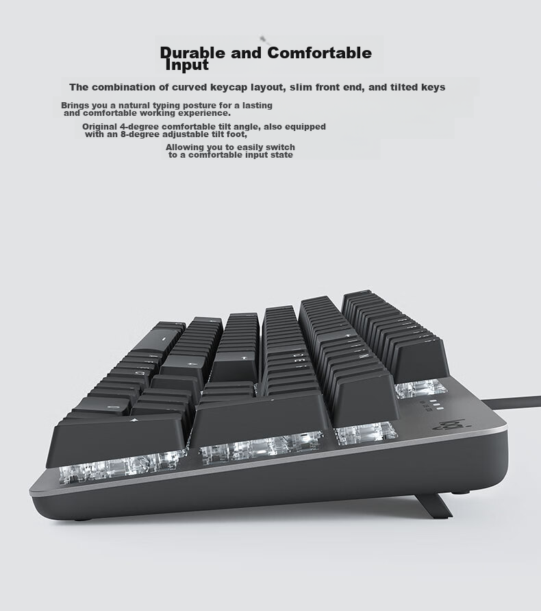 Logitech Lingyan Series K868, Tri-Mode Customizable Mechanical Keyboard, Wireless Keyboard, Bluetooth Keyboard, Customized Keyboard, White, 97 Keys 7