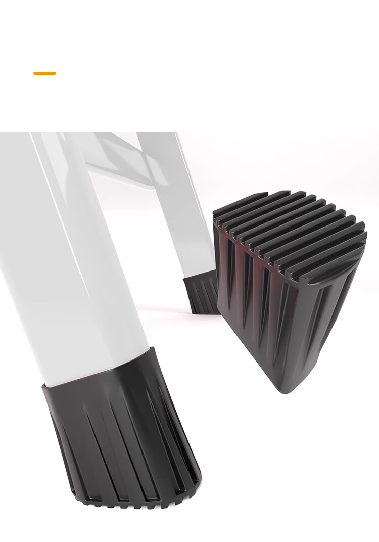 XINGKAI Ladder, Household A-Frame Ladder, Folding Ladder, Thickened Safe Multi-Functional Climbing Ladder, TZ10 White Five-Step Ladder 14