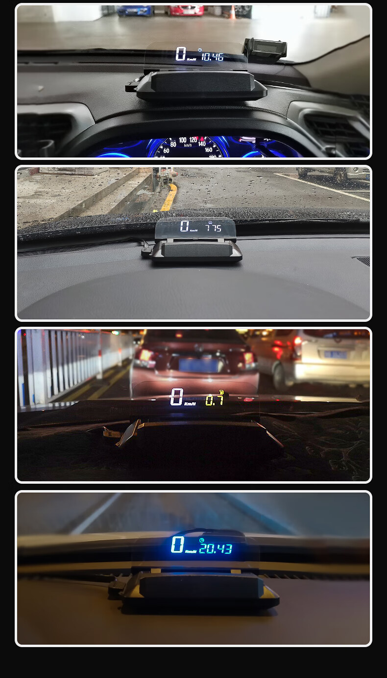 Zianpingxian (ActiSafety) H400S Blue And White HUD Head-Up Display, In-Car OBD Driving Computer, Floating Display 16