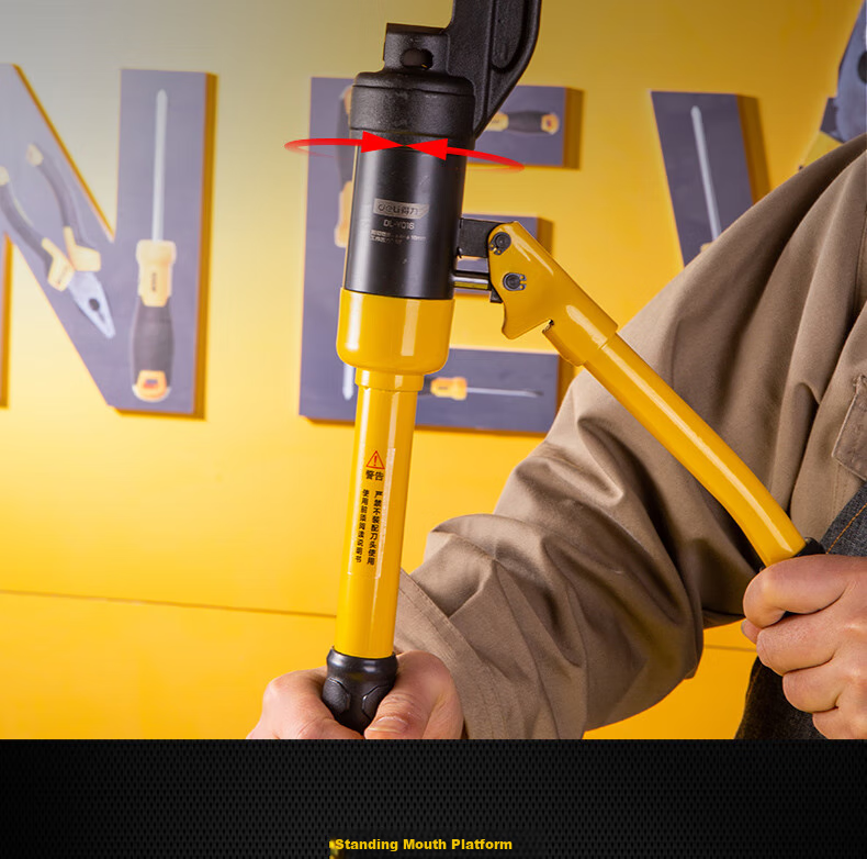 Deli Manual Crimping Pliers, Wire Connector Pliers, Cable Hydraulic Pliers, Terminal Pliers, 10-120mm², DL-YQ120 8
