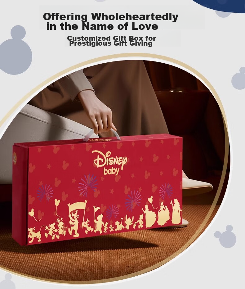 Disney Newborn Gift Box, Baby Welcome Gift, Full Moon Gift, Practical Newborn Gifts for 0-6 Months, Cloth Book 3