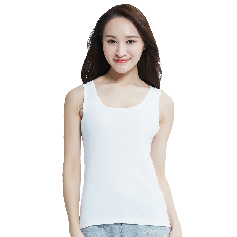 Comfortable and Cool 100% Cotton Women's Ribbed Tank Top Slim Fit Sleeveless Cotton T-shirt Short Sleeve Top