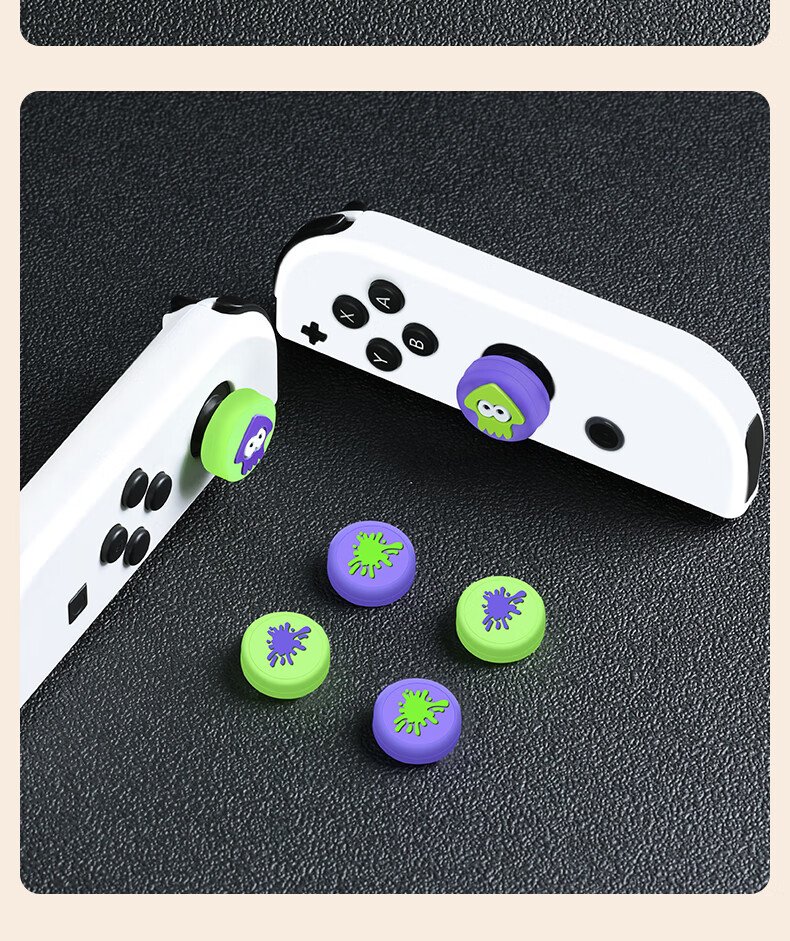 BUBM Switch Joy-Con Controller Joystick Covers, NS/OLED/Joysticks Gamepad Protective Cases, Silicone NS Game Accessories, Zelda: Breath of The Wild, Pack of 6 11