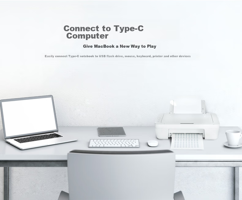 Pisen Type-C Adapter USB OTG Data Cable, Phone USB Drive Tablet Adapter for Apple IPad Huawei Xiaomi OPPO Vivo Phones MacBook Laptops 6