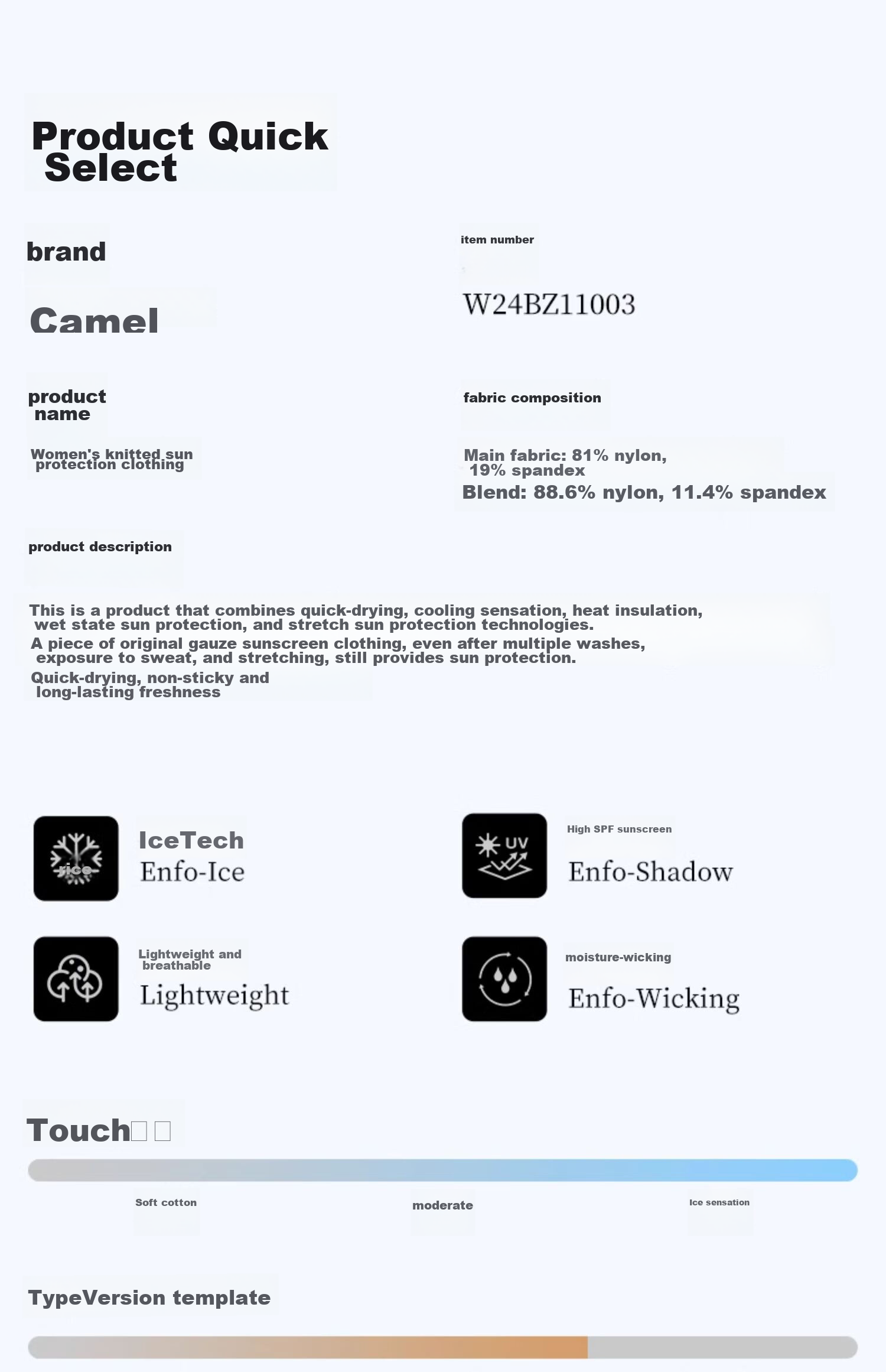 CAMEL Cold White Outdoor Sun Protection Clothing for Men And Women, UV-Resistant Ice-Cool Breathable Sun Protection Garment 1