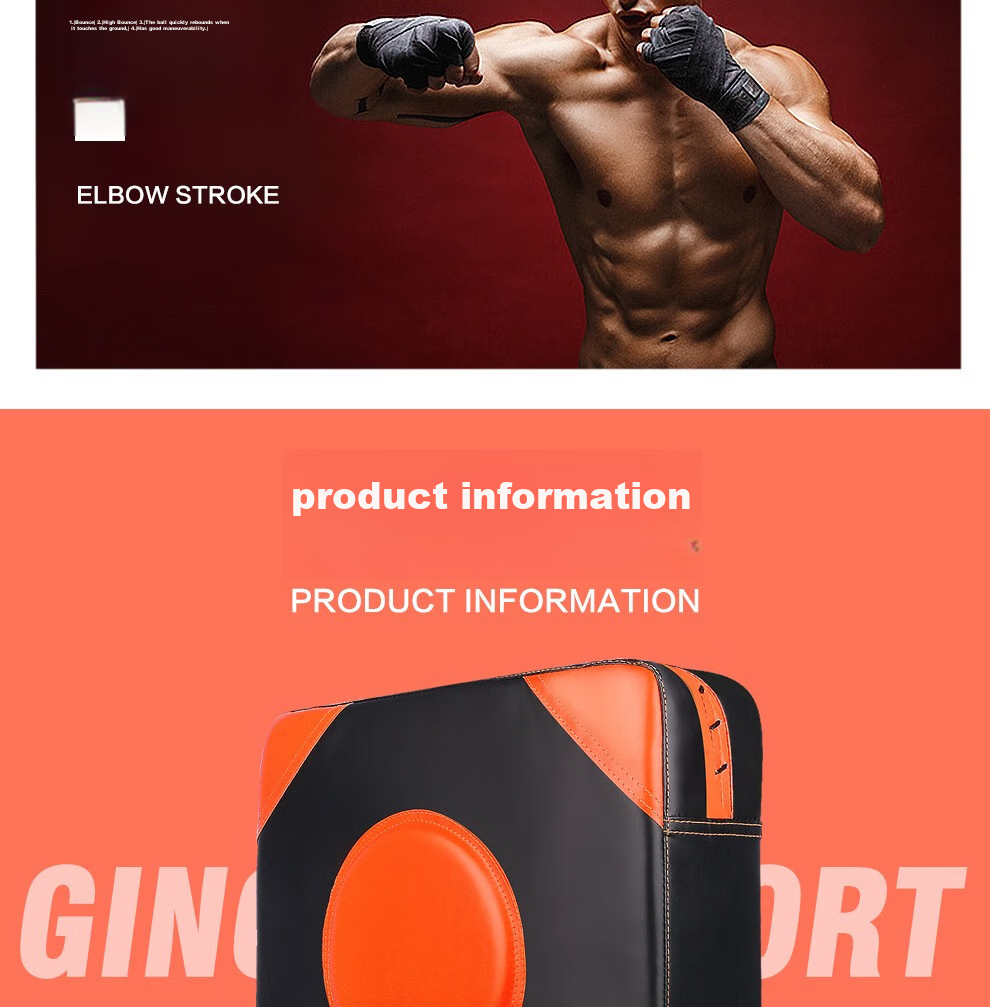 Jingpai Wall Target, Home Fitness Square Target, Kickboxing Foot Target, Boxing Sandbag Leg Target, Wall-Pasted Punching Target, Hand Target, Taekwondo Target 17