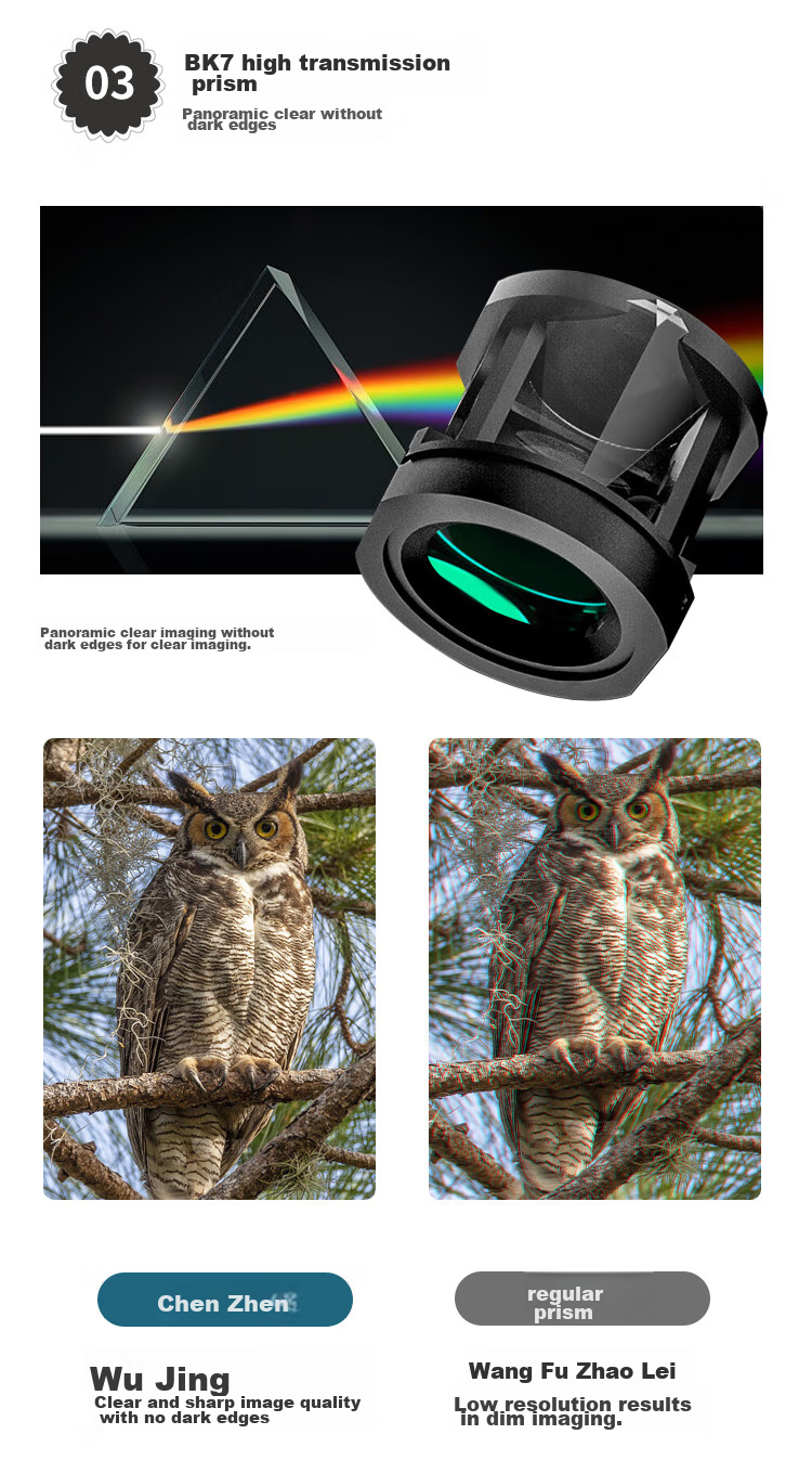 EXPLORE SCIENTIFIC Professional Binoculars 10x42 High Definition High Light Night Vision Outdoor Concert Birthday Gift 15