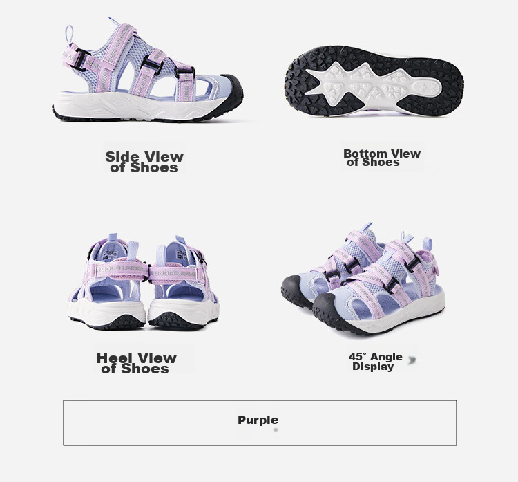 Under Armour Children's Sandals for Spring And Summer, Boys And Girls, Big Kids, Soft Sole, Non-Slip, Sports Outdoor, Stream Trekking, Wet And Dry Dual-Use Closed-Toe Sandals 13