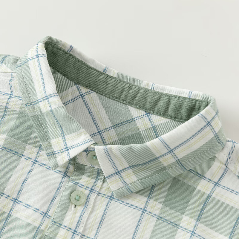 DAVE & BELLA Children's Shirt, Boys' Plaid Shirt, Baby Boy Autumn Cotton Top, Kids' Clothing