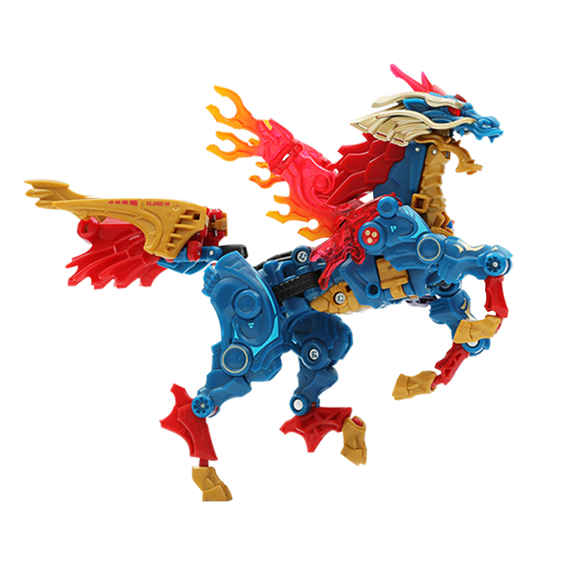 52TOYS Universal Box Qilin Assembly Trendy Mecha Transforming Toy Figurine Model for Ages 14 And Up, New Year Gift