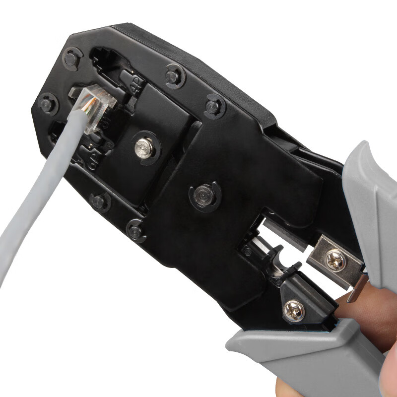 Jimijiaju JM-G1603 4P/6P/8P Multi-Function Network Crimping Pliers, with Wire Cutter