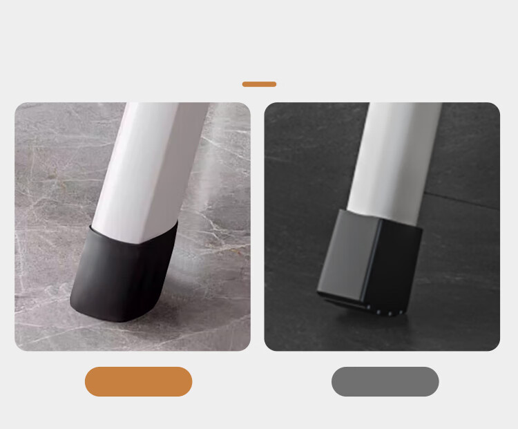 Huakaizhixing Folding Ladder, Household A-Frame Ladder, Multi-Functional Pipe Wall Thickened Carbon Steel Indoor Small Ladder, TZ62 White Five Steps 1