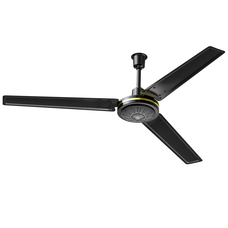 DIAMOND Ceiling Fan Electric Fan for Home Living Room, 1.4 Meters 56 Inches, Industrial High-Power Ceiling Fan, Black DS56-10I