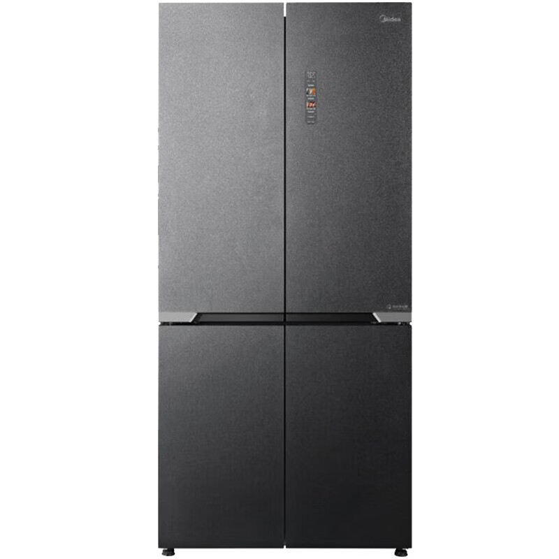 美的（Midea）十字对开门四门风冷无霜一级能效双变频智能净味大容量家用电冰箱 零嵌底部散热BCD-519WSGPZM墨影