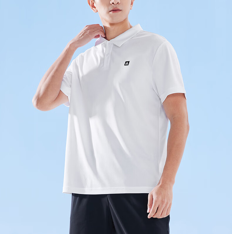 PEAK Polo Shirt for Men, Summer New Style, Sports Fitness Business Top, Breathable Casual T-Shirt, Loose Short Sleeve DF652241 49