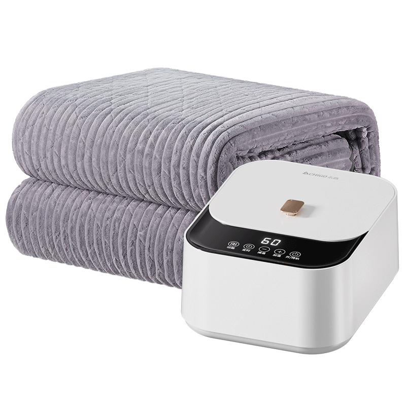 CHIGO [Water and Electricity Separation] Double Graphene Milk Velvet Water Circulation Electric Heated Mattress 1.8x2m