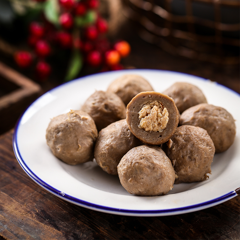 海欣香港撒尿肉丸500g 牛肉丸风味肉丸 肉含量65%+关东煮火锅食材