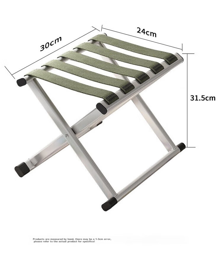 AEY Outdoor Folding Stool, Portable Folding Chair, Small Bench, Leisure Fishing Chair, Small Stool, Medium Size 11