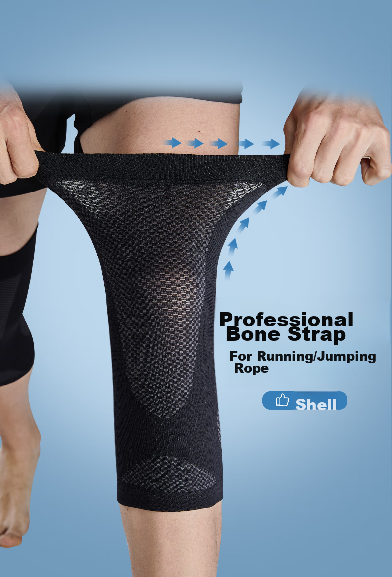 NAILEKESI N Sports Knee Brace, Warm Knee Protector, Joint Guard for Men, Ultra-Thin Leg Guard, Basketball Running Equipment, Arthritis Support 4