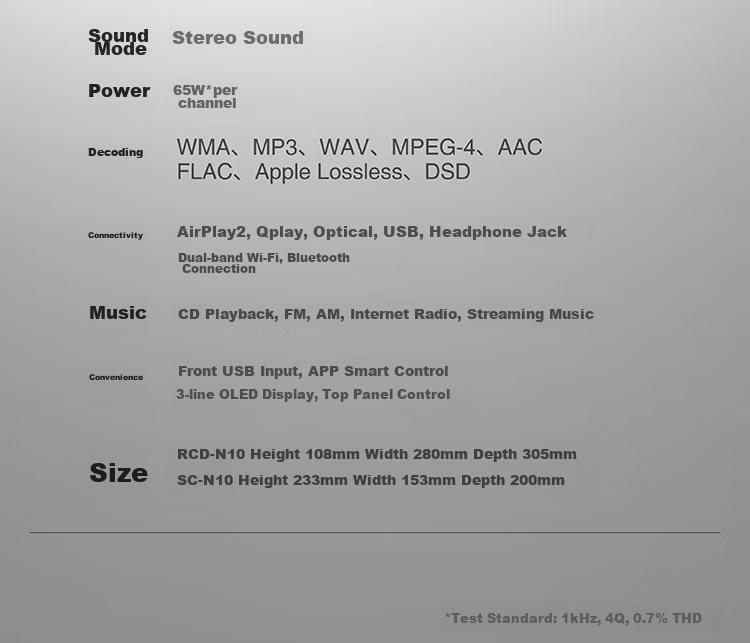 DENON SC-N10 Speakers, High-Fidelity Hi-Fi Audiophile-Grade Bookshelf Speakers, Black (Pair) 5