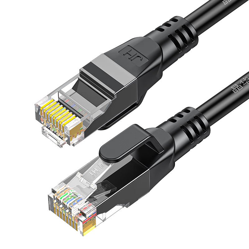 Jinghua CAT6 Ethernet Cable, 10 Meters, Gigabit Engineering Grade, Home Computer Broadband Monitoring, Unshielded 8-Core Twisted Pair Patch Cord, W198K