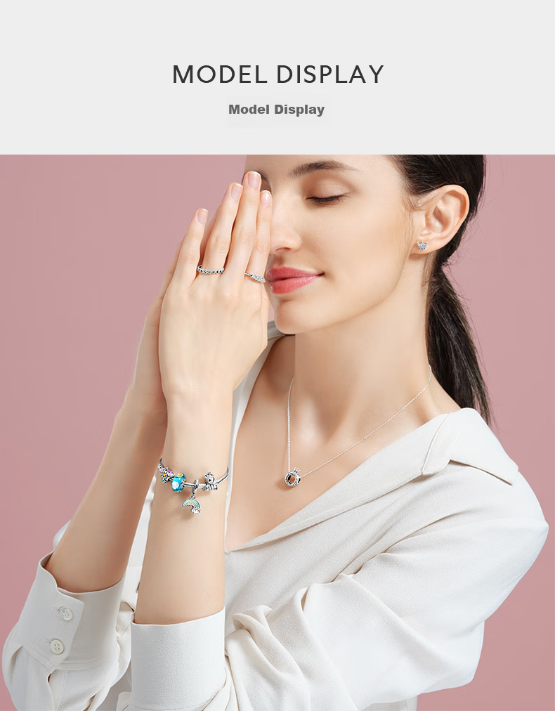 Pandora Interlocking Hearts Ring, 925 Sterling Silver, Unique And Stylish, Simple Fashion, Birthday Gift for Girlfriend 5