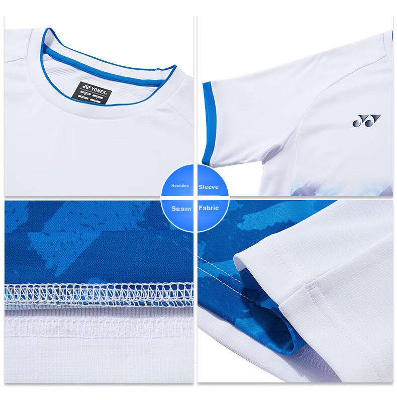 YONEX Badminton Jersey National Team Fan Version Competition Training Sports T-Shirt Women 20785CR White O 9