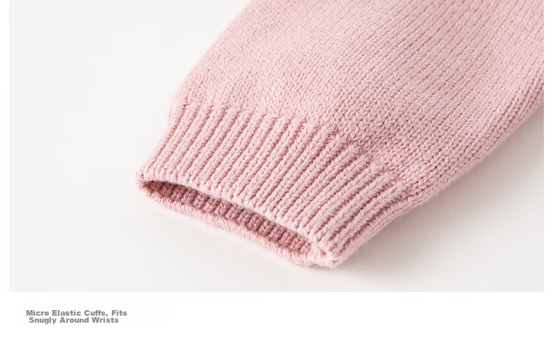 DAVE & BELLA Girls Pullover Sweater 2022 Autumn Kids Clothing Baby Cartoon Knitwear DB4223925 Light Pink 140cm 11