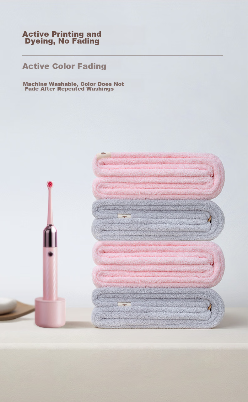 HOYO Japanese Towel, Bath Towel, Hair Drying Cap Three-Piece Set, Class A Adult High-End Absorbent Quick-Dry 10A Antibacterial Gray Sports 19