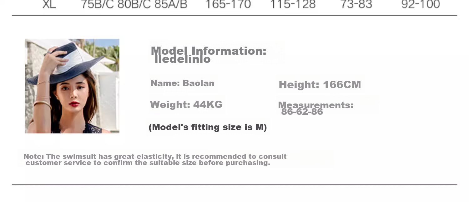 Sanqi One-Piece Swimsuit, Women's Bikini, Sexy Triangle Panties, Lace, Push-Up for Small Chest, Beach And Hot Spring Swimwear, 20042 Black M 6