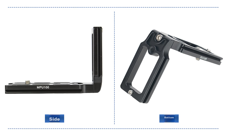 Benro MPU100 Universal Quick-Release Plate, DSLR Camera L-Shaped Vertical Shooting Bracket, Tripod Head Plate, Right-Angle Plate, Accessory Plate, Camera Quick-Release Plate 4