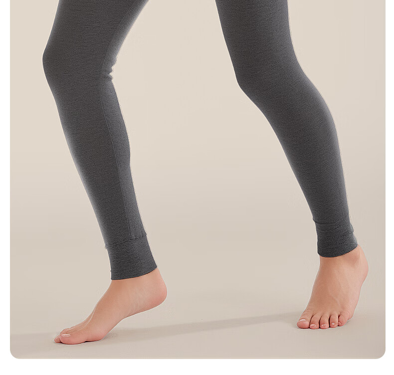 SEPTWOLVES [Pure Cotton Antibacterial] Men's Long Johns, Pure Cotton Antibacterial Thermal Underwear, Winter Basic Base Layer Pants, Single Pack 4