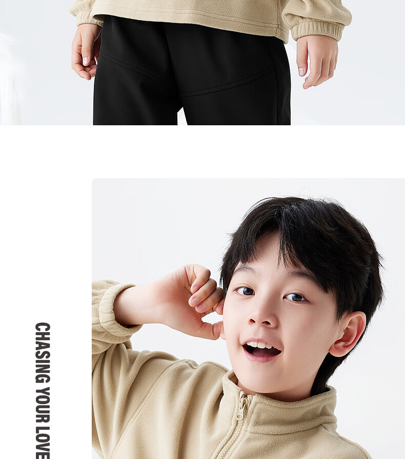 361° Children's Sweatshirt, Fall/Winter 2024, for Boys And Girls Aged 3-14, Thickened Pullover Fleece Sweatshirt, Green, Size 140 14