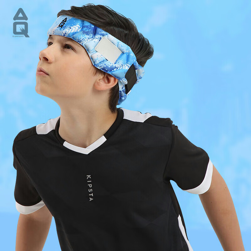 AQ Youth Children Sports Protective Headgear for Soccer, Basketball, Volleyball, Anti-Collision And Fall Protection Headband C50105 Reinforced Blue M Size