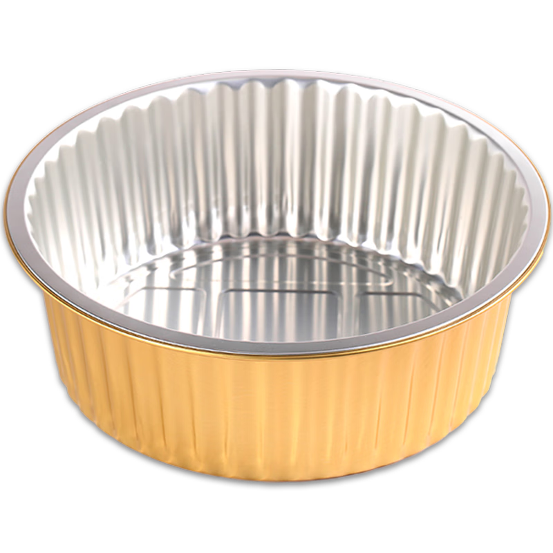Tangzongkuai Disposable Aluminum Foil Containers 3000ml*5 with Lids for Hot Pot Takeout Barbecue Baking, Thickened Tin Foil Pots for Picnic