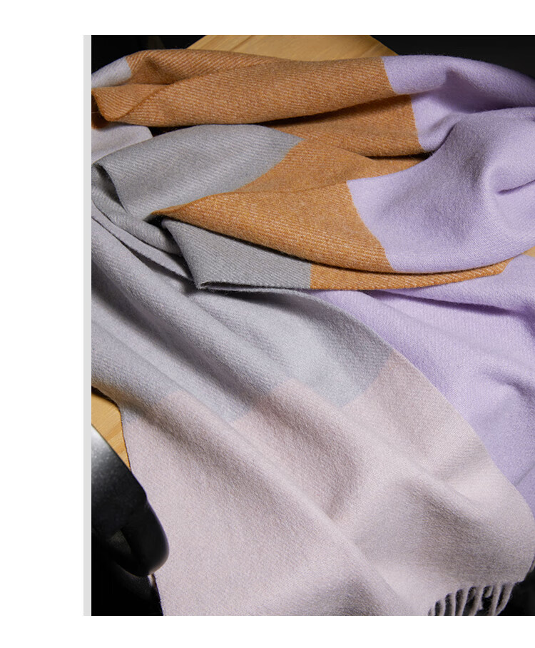 Hengyuanxiang 100% Cashmere Scarf, Women's Shawl, Warm Neck Warmer, Birthday Gift for Mom, Present for Elders 44